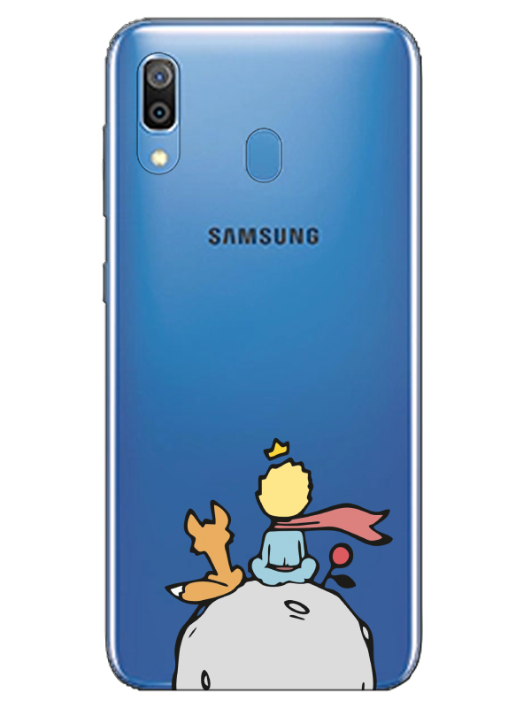 Samsung%20A20%20Küçük%20Prens%20Şeffaf%20Telefon%20Kılıfı