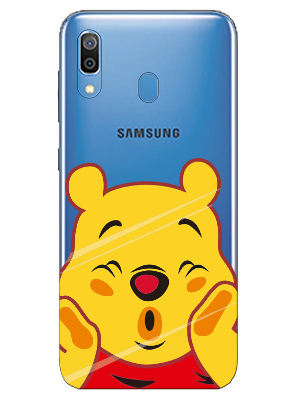 Samsung%20A20%20Winnie%20The%20Pooh%20Şeffaf%20Telefon%20Kılıfı