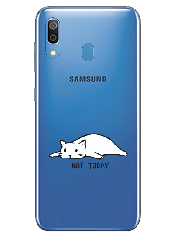 Samsung%20A20%20Not%20Today%20Kedi%20Şeffaf%20Telefon%20Kılıfı