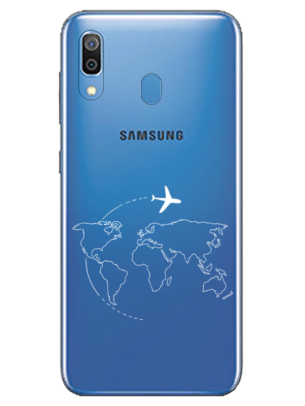 Samsung%20A20Face%20Art%20Şeffaf%20Telefon%20Kılıfı