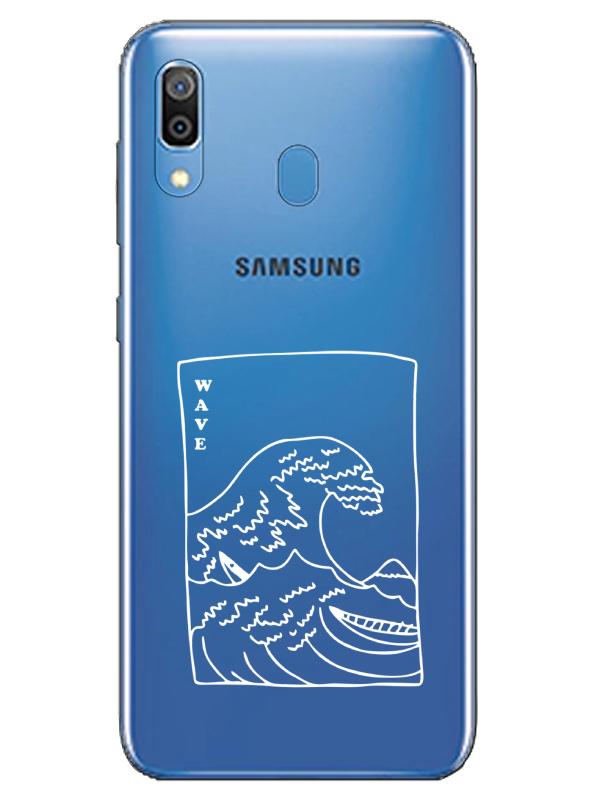 Samsung%20A20%20Kanagawa%20Wave%20Şeffaf%20Telefon%20Kılıfı