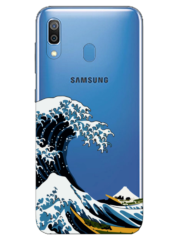 Samsung%20A20%20Kanagawa%20Şeffaf%20Telefon%20Kılıfı