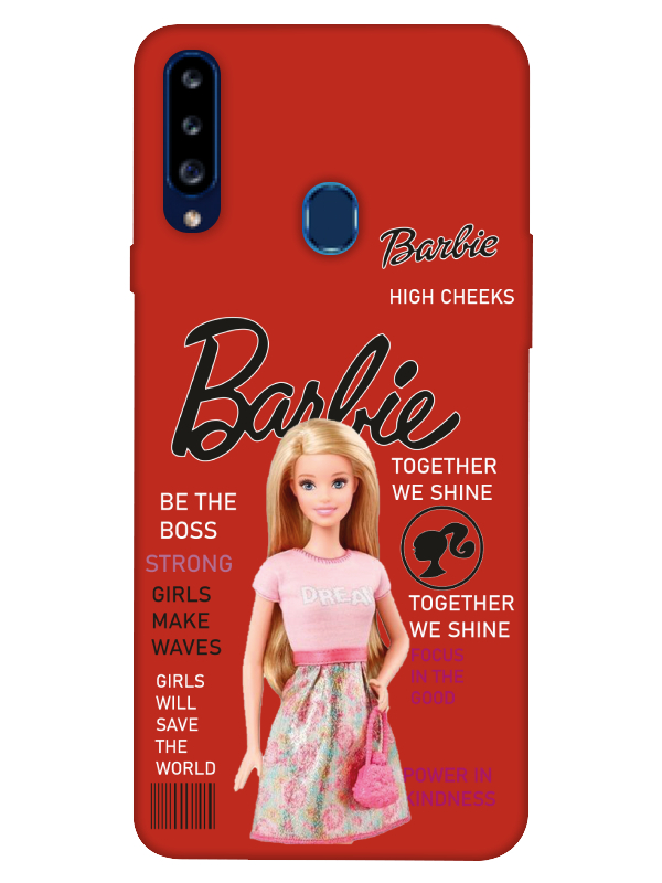 Samsung%20A20s%20Barbie%20Kırmızı%20Telefon%20Kılıfı