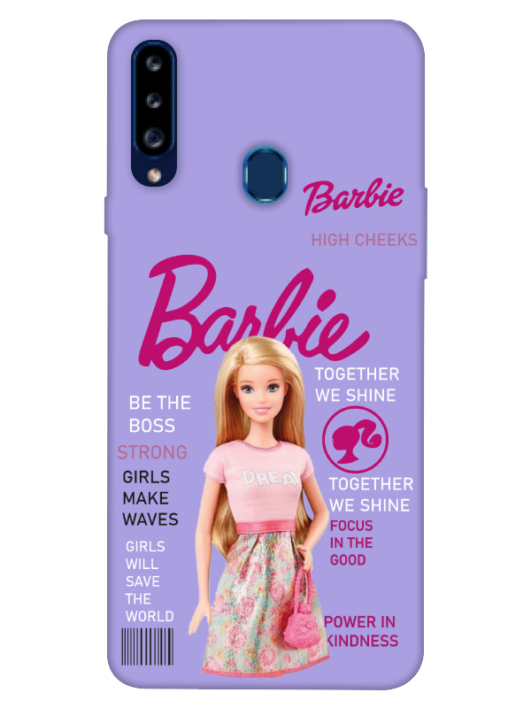 Samsung%20A20s%20Barbie%20Lila%20Telefon%20Kılıfı