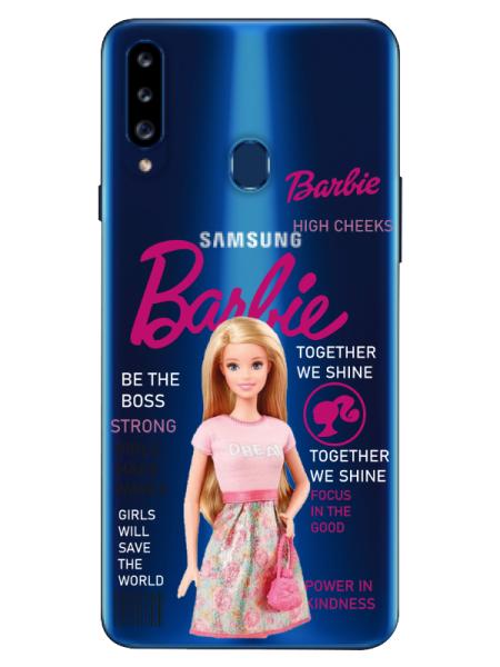 Samsung%20A20s%20Barbie%20Şeffaf%20Telefon%20Kılıfı