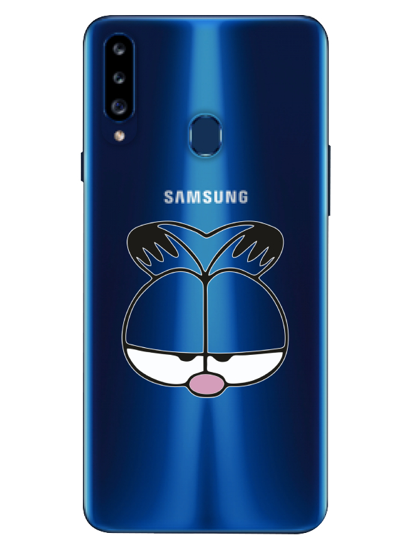 Samsung%20A20s%20Garfield%20Şeffaf%20Telefon%20Kılıfı