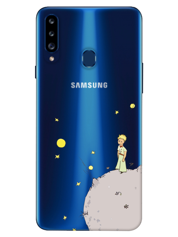 Samsung%20A20s%20Küçük%20Prens%20Şeffaf%20Telefon%20Kılıfı