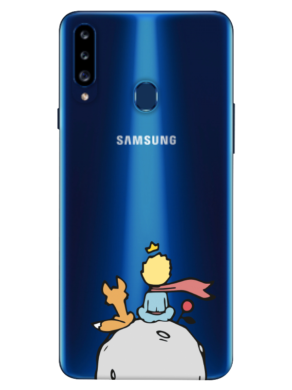 Samsung%20A20s%20Küçük%20Prens%20Şeffaf%20Telefon%20Kılıfı