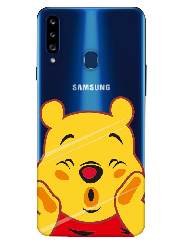 Samsung%20A20s%20Winnie%20The%20Pooh%20Şeffaf%20Telefon%20Kılıfı