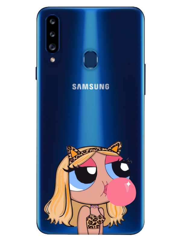 Samsung%20A20s%20Powerpuff%20Girls%20Şeffaf%20Telefon%20Kılıfı