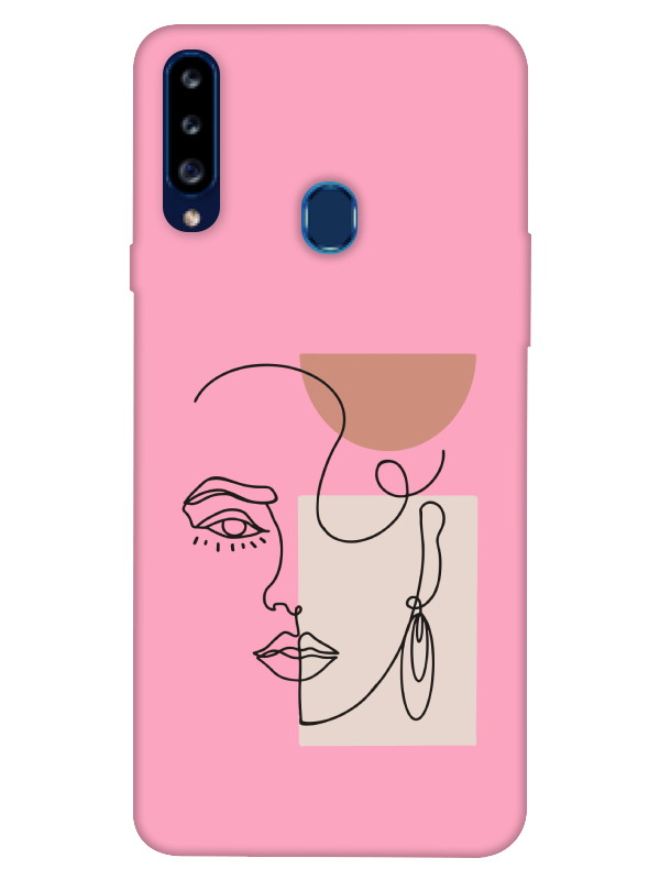 Samsung%20A20s%20Women%20Art%20Pembe%20Telefon%20Kılıfı