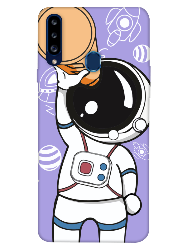 Samsung%20A20s%20Astronot%20Lila%20Telefon%20Kılıfı