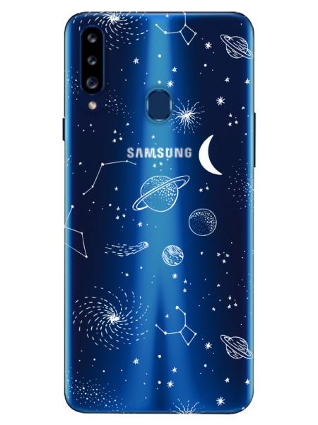 Samsung%20A20s%20Gezegenler%20Şeffaf%20Telefon%20Kılıfı