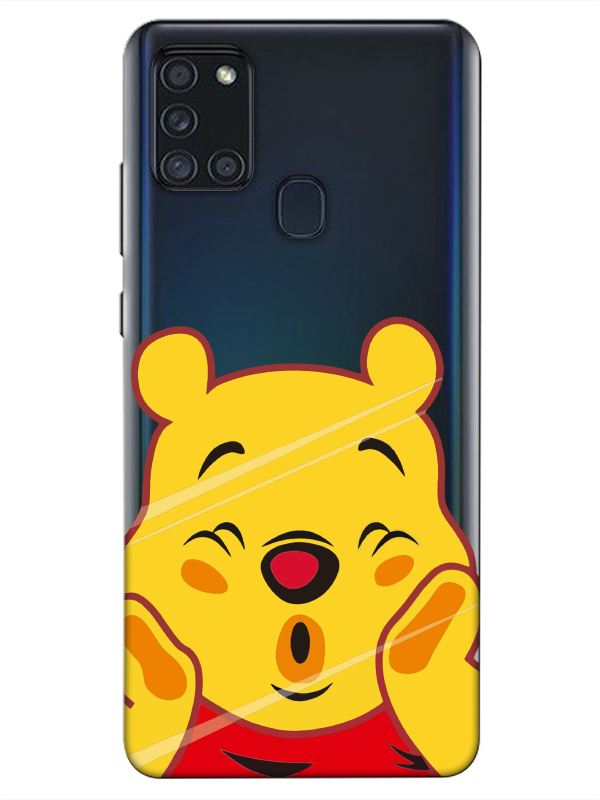 Samsung%20A21s%20Winnie%20The%20Pooh%20Şeffaf%20Telefon%20Kılıfı