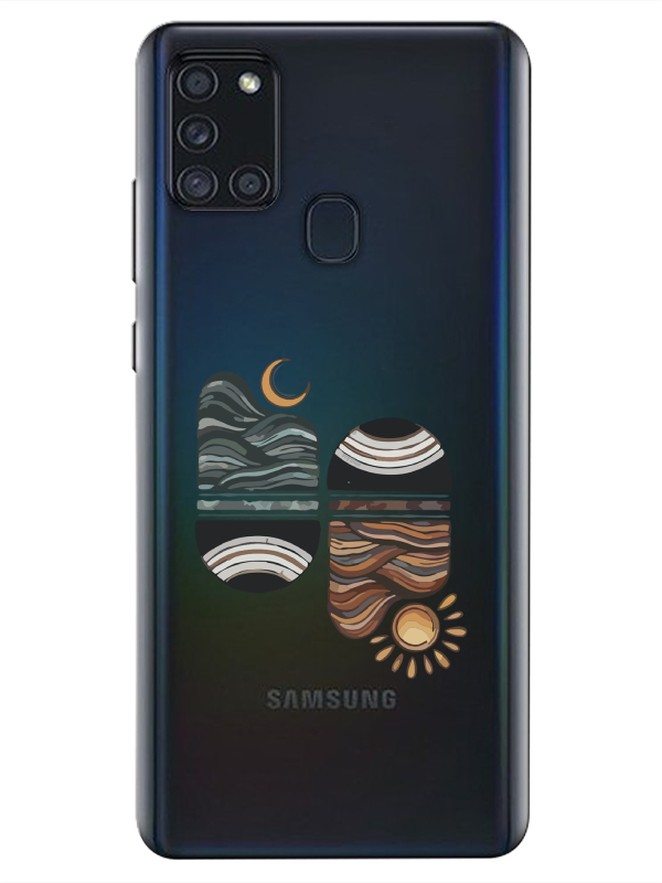 Samsung%20A21s%20Sunset%20Wave%20Şeffaf%20Telefon%20Kılıfı