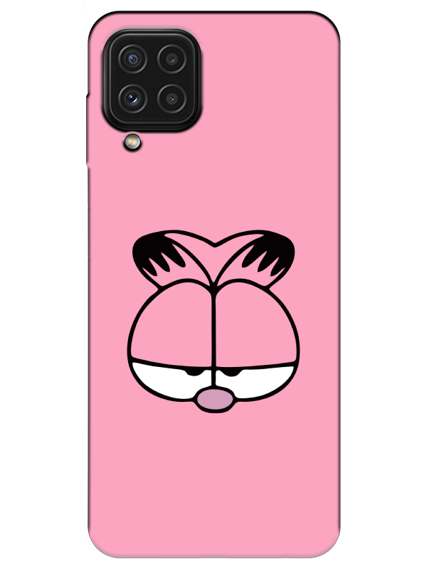 Samsung%20A22%20Garfield%20Pembe%20Telefon%20Kılıfı