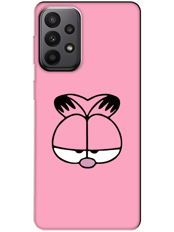 Samsung%20A23%20Garfield%20Pembe%20Telefon%20Kılıfı