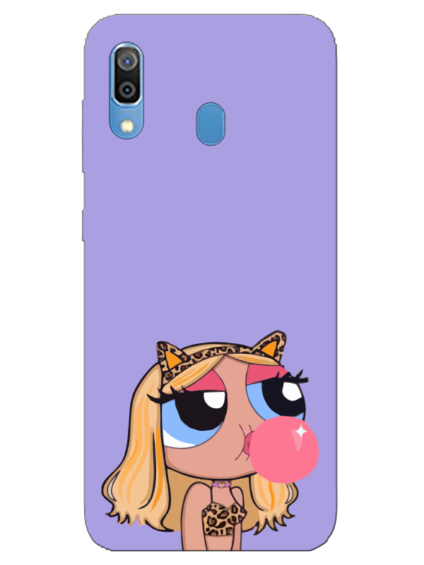 Samsung%20A30%20Powerpuff%20Girls%20Lila%20Telefon%20Kılıfı