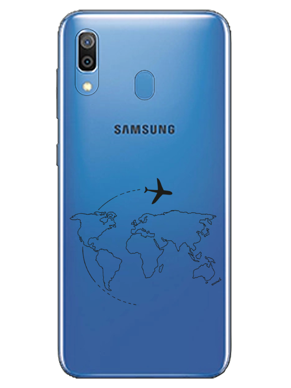 Samsung%20A30Face%20Art%20Şeffaf%20Telefon%20Kılıfı