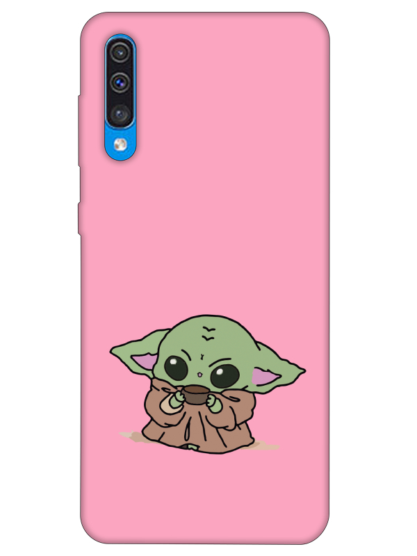 Samsung%20A30s%20Baby%20Yoda%20Pembe%20Telefon%20Kılıfı