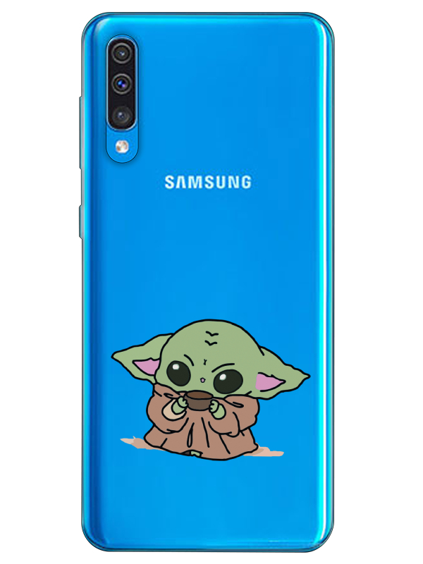 Samsung%20A30s%20Baby%20Yoda%20Şeffaf%20Telefon%20Kılıfı