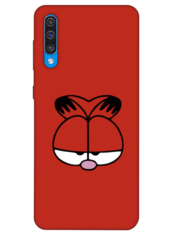 Samsung%20A30s%20Garfield%20Kırmızı%20Telefon%20Kılıfı