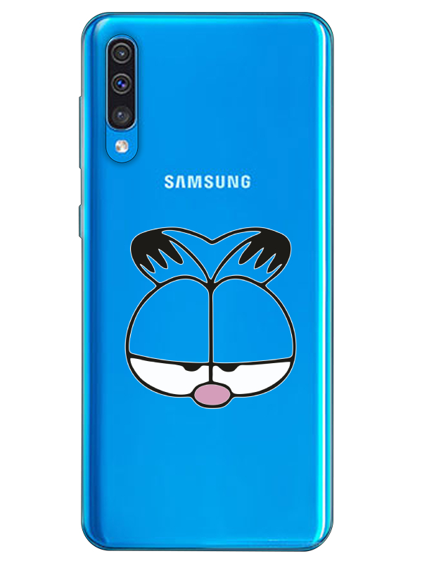 Samsung%20A30s%20Garfield%20Şeffaf%20Telefon%20Kılıfı