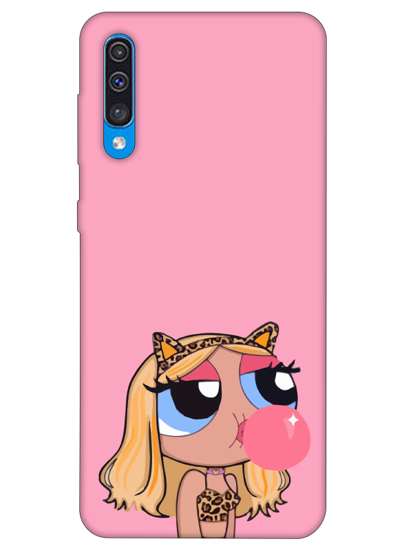 Samsung%20A30s%20Powerpuff%20Girls%20Pembe%20Telefon%20Kılıfı