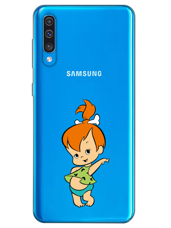 Samsung%20A30s%20Taş%20Devri%20Kız%20Bebek%20Şeffaf%20Telefon%20Kılıfı