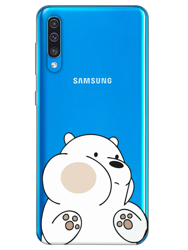 Samsung%20A30s%20Panda%20Şeffaf%20Telefon%20Kılıfı