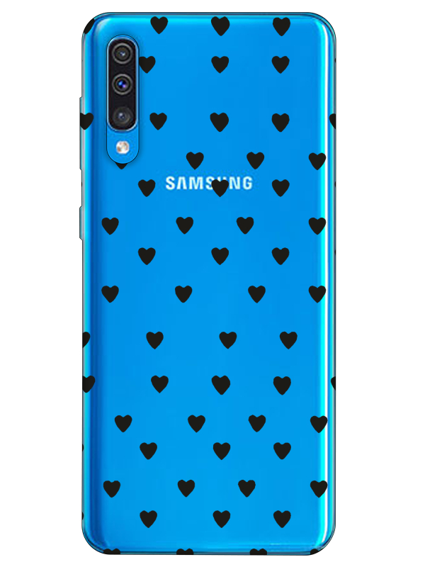 Samsung%20A30s%20Minik%20Kalpler%20Şeffaf%20Telefon%20Kılıfı