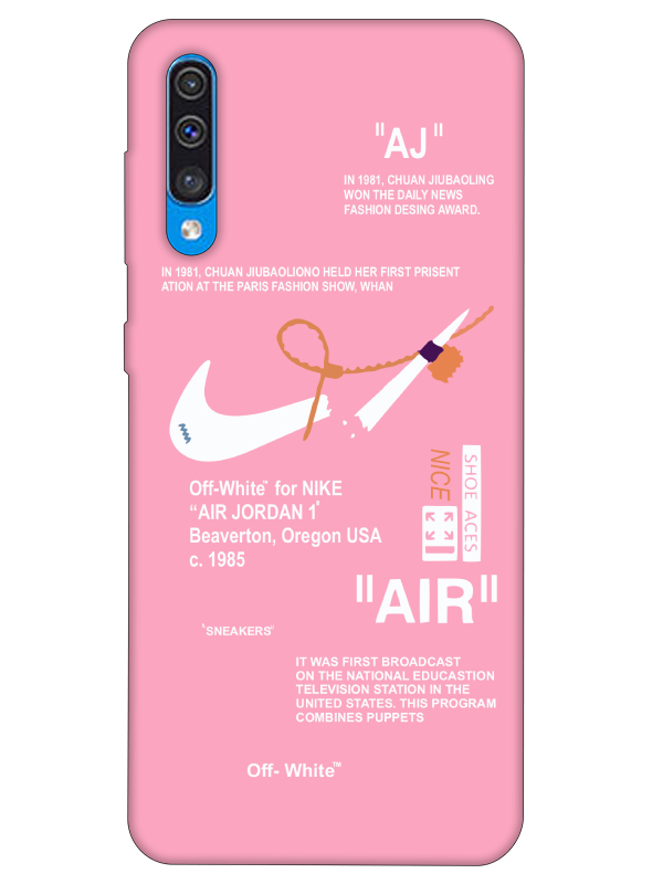 Samsung%20A30s%20Nike%20Air%20Pembe%20Telefon%20Kılıfı