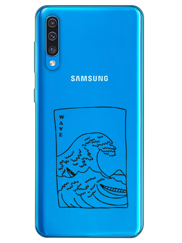 Samsung%20A30s%20Kanagawa%20Wave%20Şeffaf%20Telefon%20Kılıfı