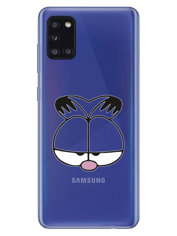 Samsung%20A31%20Garfield%20Şeffaf%20Telefon%20Kılıfı