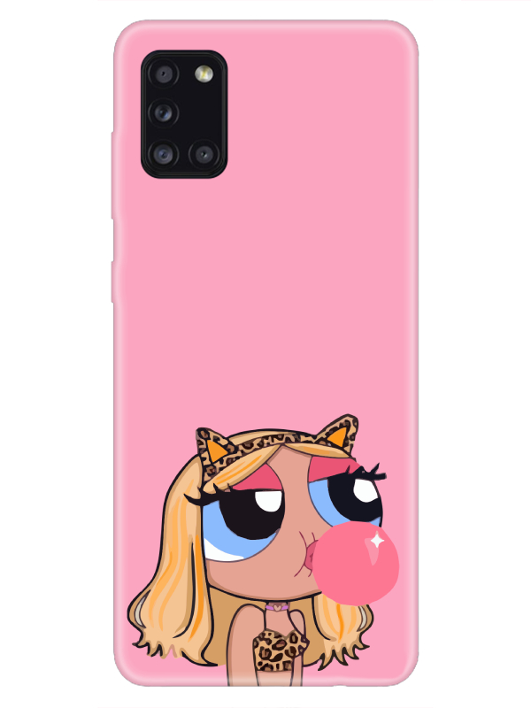 Samsung%20A31%20Powerpuff%20Girls%20Pembe%20Telefon%20Kılıfı