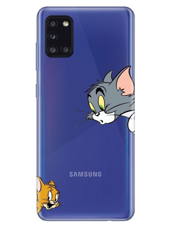 Samsung%20A31%20Tom%20And%20Jerry%20Şeffaf%20Telefon%20Kılıfı