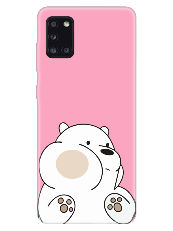 Samsung%20A31%20Panda%20Pembe%20Telefon%20Kılıfı