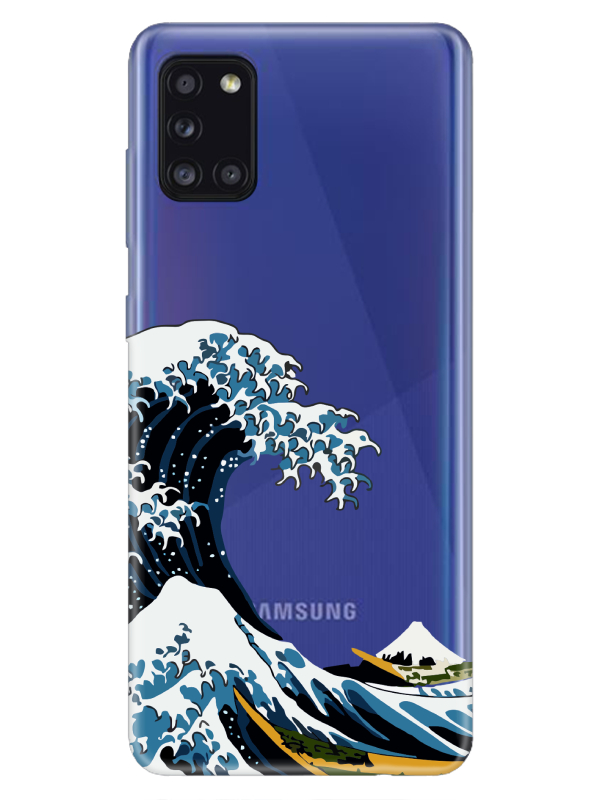 Samsung%20A31%20Kanagawa%20Şeffaf%20Telefon%20Kılıfı