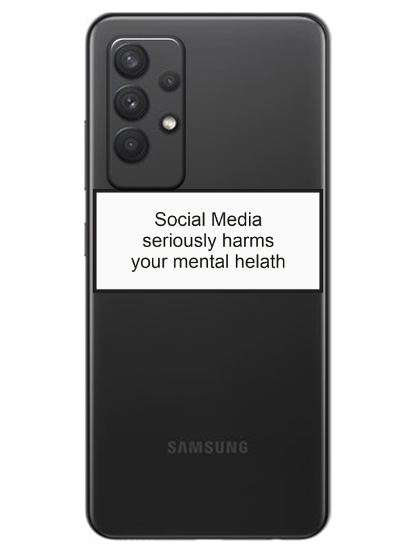 Samsung%20A32%20Social%20Media%20Şeffaf%20Telefon%20Kılıfı