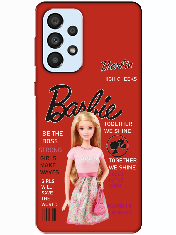 Samsung%20A33%20Barbie%20Kırmızı%20Telefon%20Kılıfı