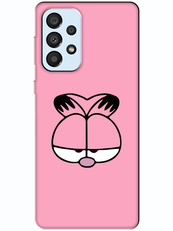 Samsung%20A33%20Garfield%20Pembe%20Telefon%20Kılıfı