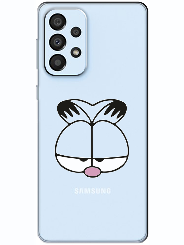 Samsung%20A33%20Garfield%20Şeffaf%20Telefon%20Kılıfı