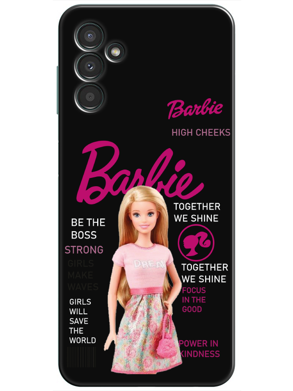 Samsung%20A34%20Barbie%20Siyah%20Telefon%20Kılıfı