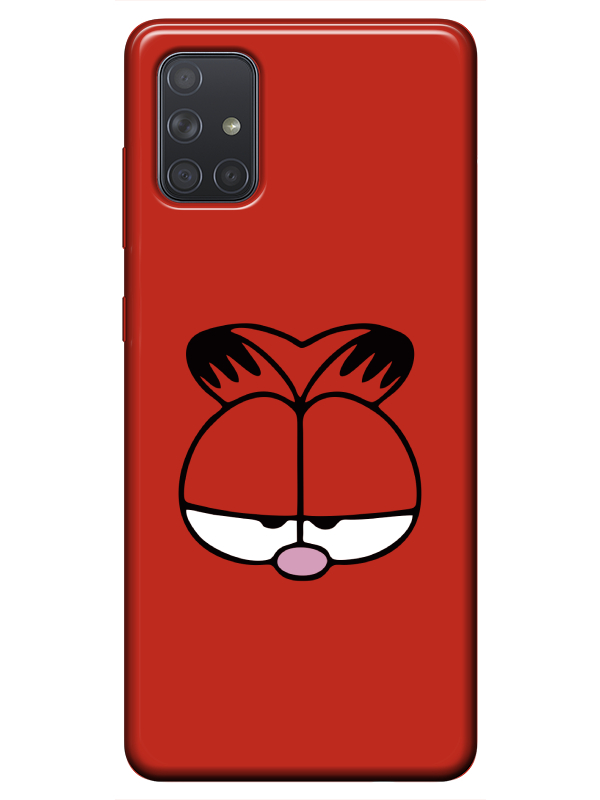 Samsung%20A51%20Garfield%20Kırmızı%20Telefon%20Kılıfı