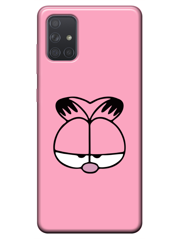 Samsung%20A51%20Garfield%20Pembe%20Telefon%20Kılıfı