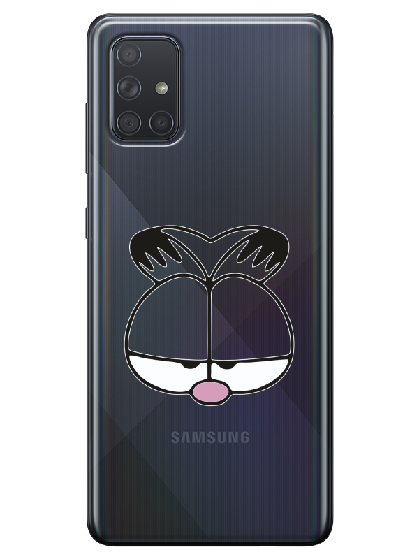 Samsung%20A51%20Garfield%20Şeffaf%20Telefon%20Kılıfı