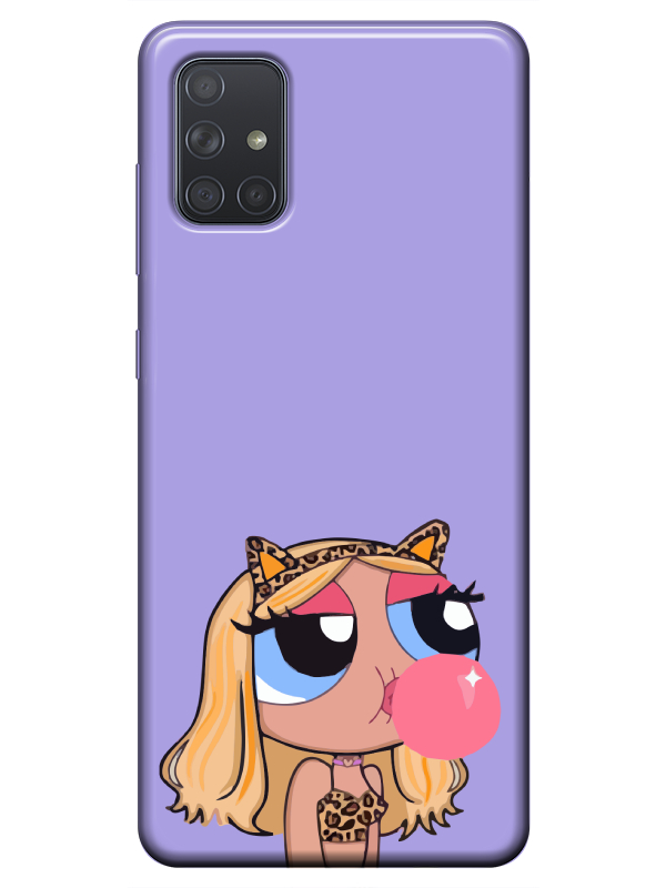 Samsung%20A51%20Powerpuff%20Girls%20Lila%20Telefon%20Kılıfı