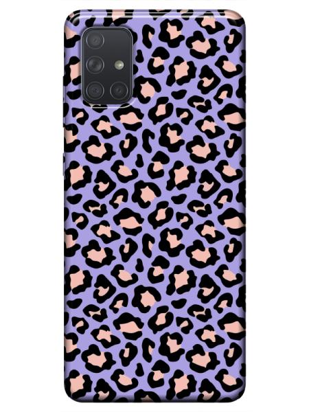 Samsung%20A51%20Leopar%20Desenli%20Lila%20Telefon%20Kılıfı