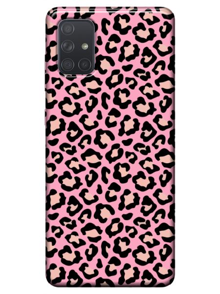 Samsung%20A51%20Leopar%20Desenli%20Pembe%20Telefon%20Kılıfı