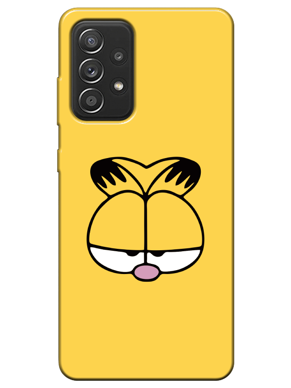 Samsung%20A52%20Garfield%20Sarı%20Telefon%20Kılıfı